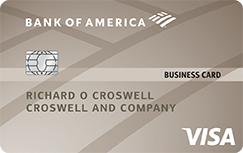 bank of america. platinum visa