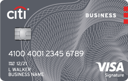 visa business card
